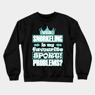 Snorkeling Underwater Corals Sea Coast Women Crewneck Sweatshirt